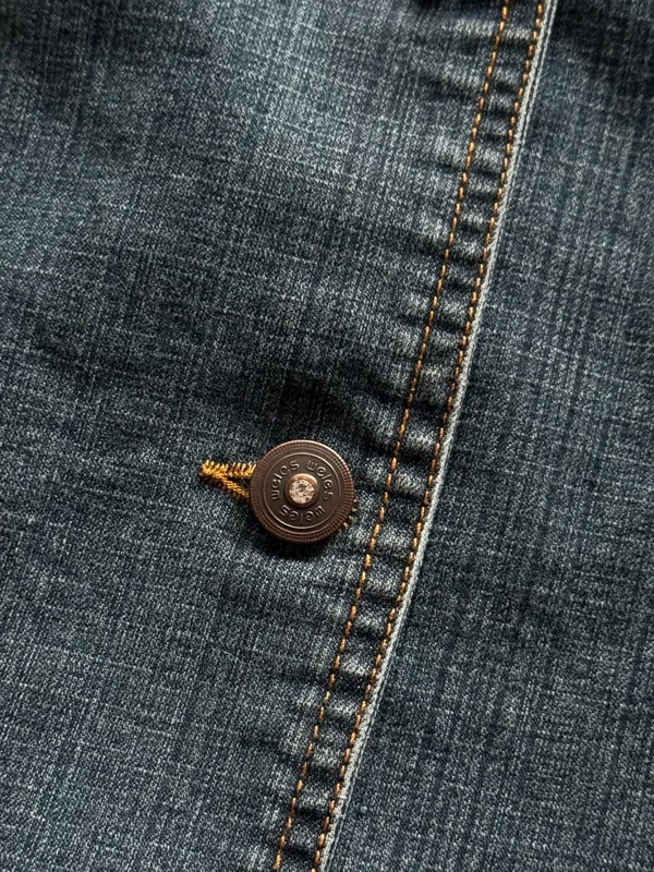 Vintage Y2K Weles Blue Denim Jacket - Image 6