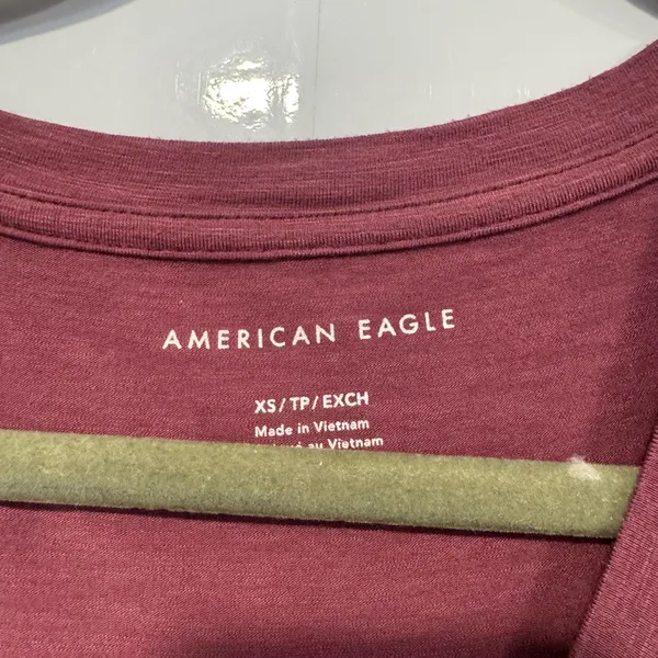 American eagle purple maroon vneck‎ - Image 2