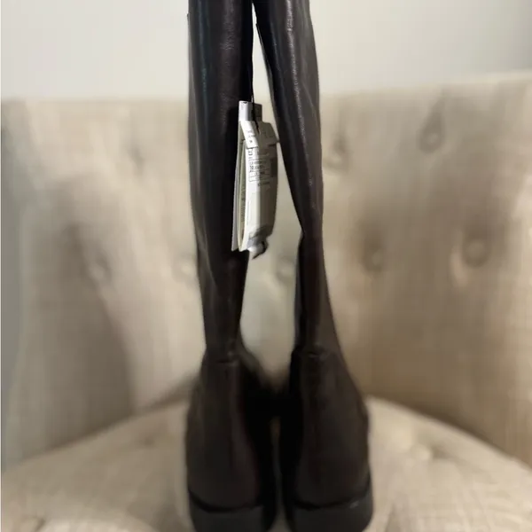 Mango Leather High Boots - Image 6