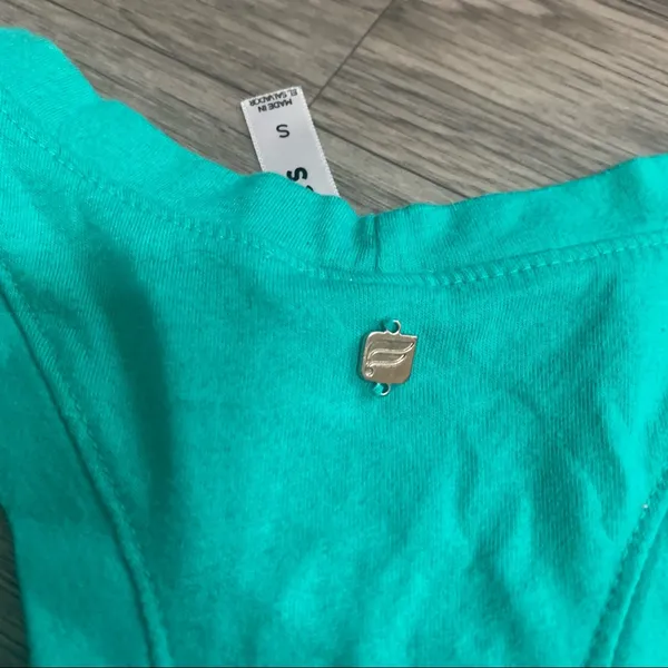 Fabletics Athletic Teal Tank Top; size Small - Image 6