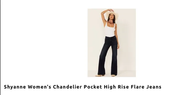 Shyanne dark wash jeans - Image 3