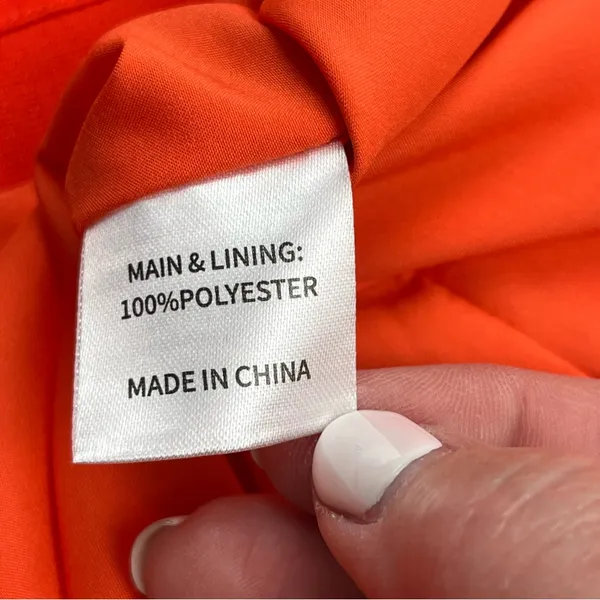 White Fox Lift You Up Strapless Mini Dress Chilli Orange Red‎ Womens Medium NEW - Image 4