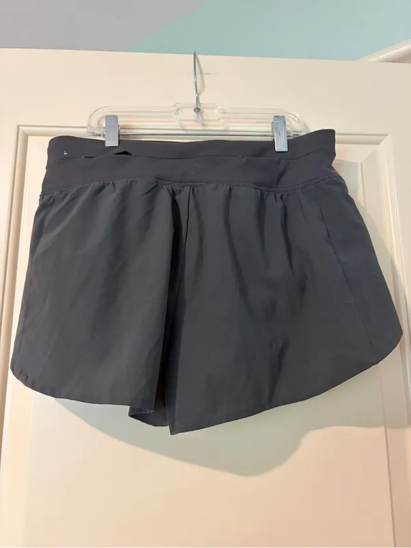 Calia Dark Gray Ruffle Athletic Shorts Size S - Image 2