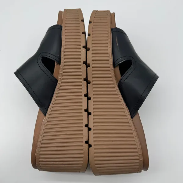 Y2K‎ Chunky Platform Slide Sandals 10 Rouge Helium Wedge Summer Festival Granola - Image 7