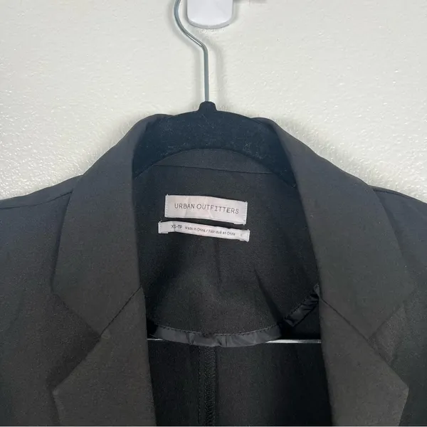 Urban‎ Outfitters Sports Stripe Blazer Black Sz XS - Image 3