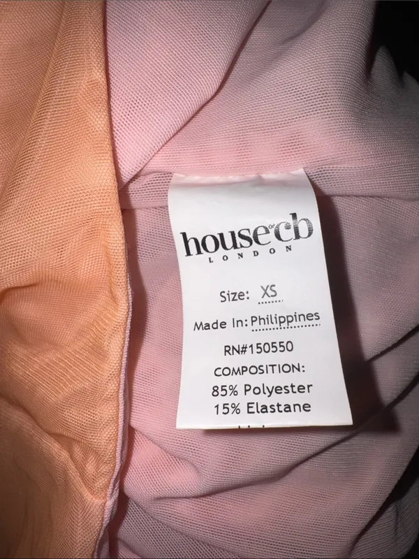 NEW House of CB DEVA OMBRE MINI tank mesh dress XS - Image 10