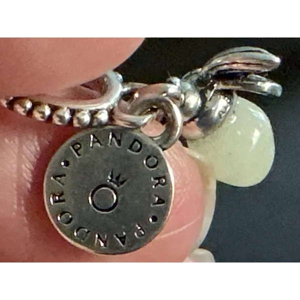 Pandora Glow in the Dark Firefly Dangle Charm 799352C01 S925 ALE Sterling - Image 6