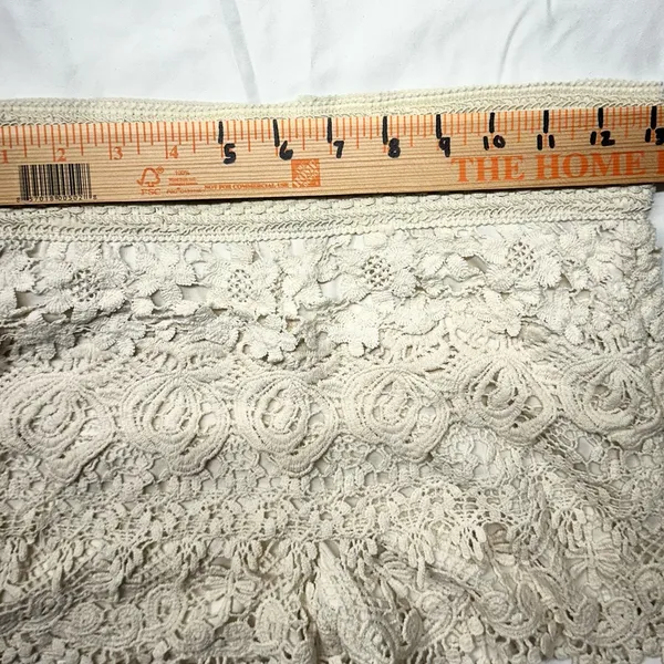 NWOT Rebellion Intricate Crochet Lace High-Waist Shorts, Boho Chic Women Med. - Image 2
