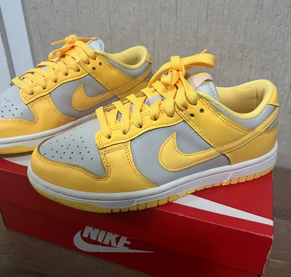 Nike Dunk Low Light Bone/citron Pulse- Sail - Image 4