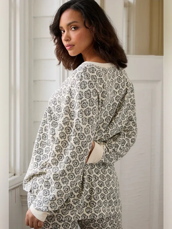 By Anthropologie‎ Waffle-Knit Pajama Set xxs - Image 2