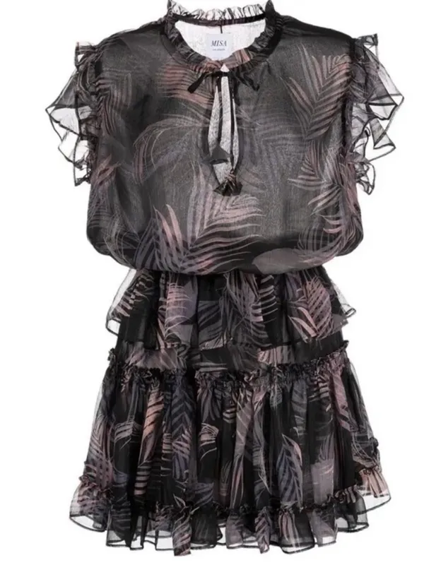 Misa Los Angeles Lilian Dress in San Miguel Palm Size XS - Image 5