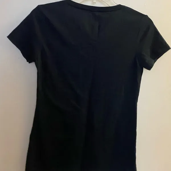 Piston Driven Women’s Black V Neck T Shirt M Fine I’ll Do It Myself Graphic - Image 4