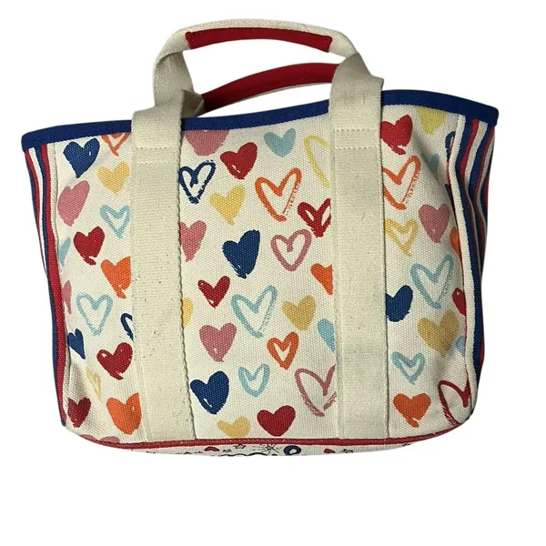 BRIGHTON Mini Tote Love Sparkle Tom Clancy Design Cotton Canvas - Image 2