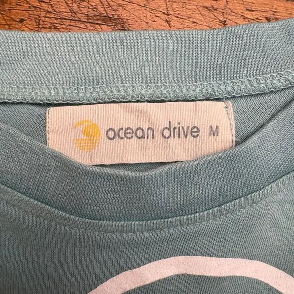 Ocean Drive Panama City Beach Florida Cropped T Shirt‎ Womens Size M - Image 3