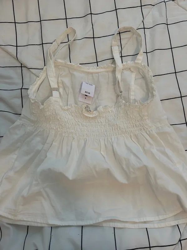 White Brandy Melville Tank - Image 2