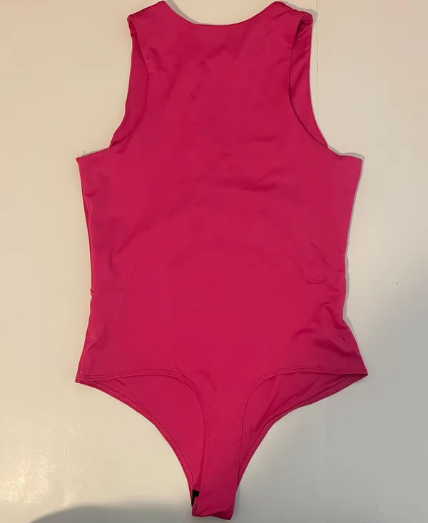 NWOT Hot Pink Cutout Bodysuit - Image 2
