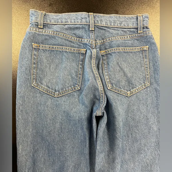 Reformation Cynthia Button Fly High Rise Straight Jeans Sz 26 - Image 7