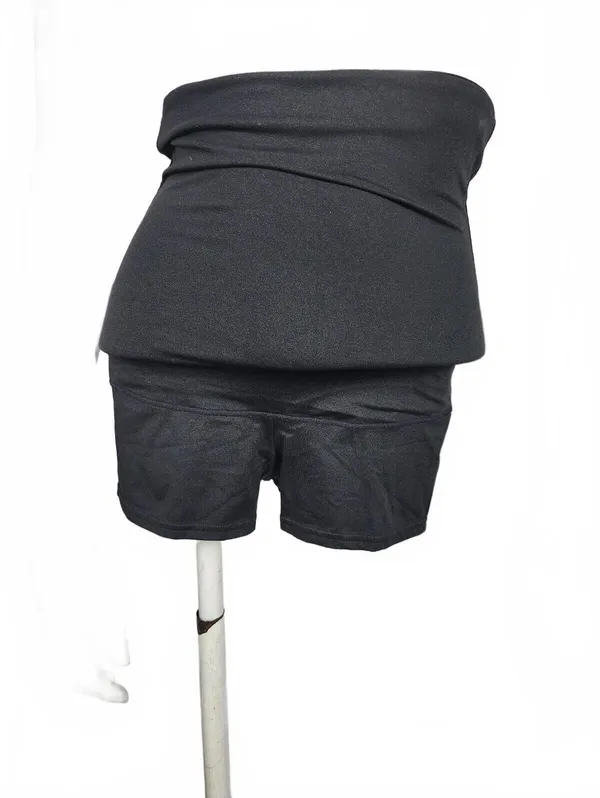 Flexees Black Shaping Shorts with High Waistband Size Small - Image 3