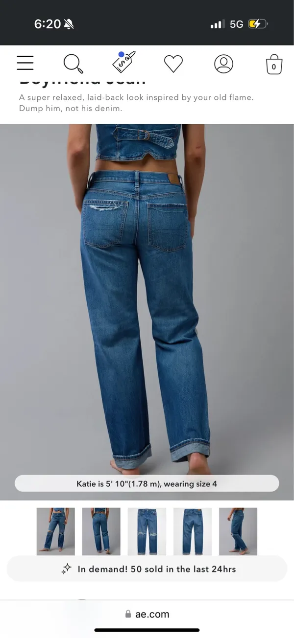 Low-Rise Jeans American Eagle - Image 2