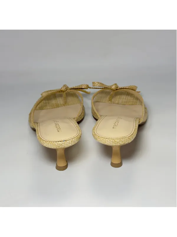 Women's Charlotte Thong Kitten Heel Slide Sandal Size 8 - Image 9