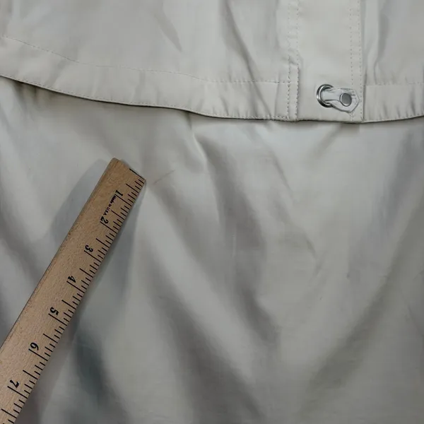 Vintage Current Seen CS Signature Hooded Anorak Jacket Womens M Cream Coastal - Image 7