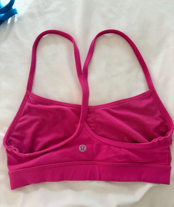 Lululemon Sonic Pink Flow Y Bra - Image 2