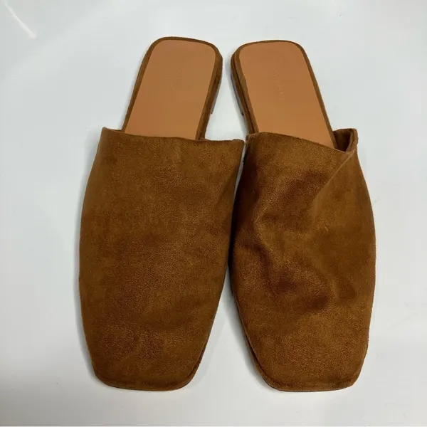 Banana Republic factory soft mules‎ cognac size 10 - Image 2