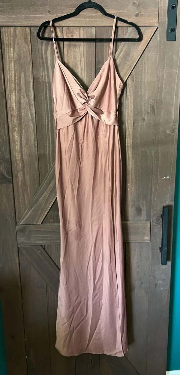 Showpo Dusty Rose Formal Maxi Dress - Image 3