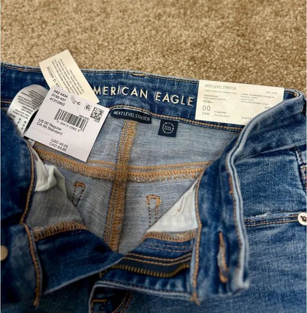 American Eagle next level curvy high waist skinny kick - Image 3