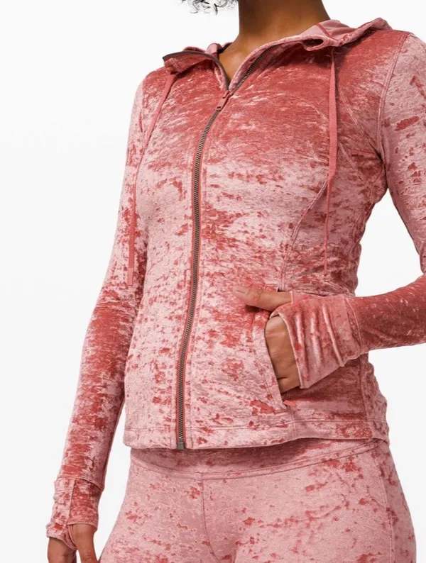 Lululemon Hooded Define Jacket *Crushed Velvet Soft Cranberry 8 - Image 6