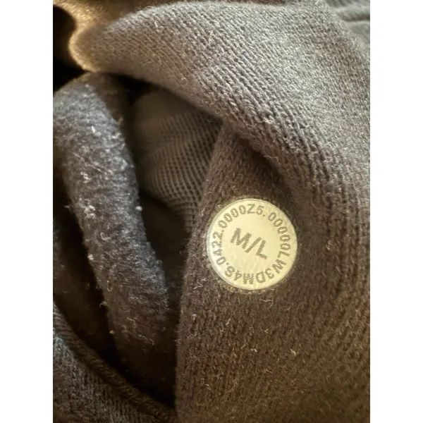 Lululemon Scuba Oversized Half-Zip Hoodie - M/L -‎ Black Fade - Image 6