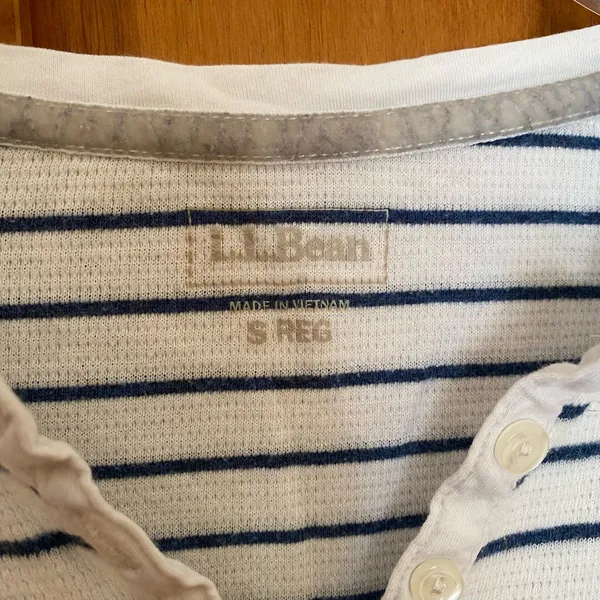L.L. Bean Long Sleeve Striped Top - Image 2
