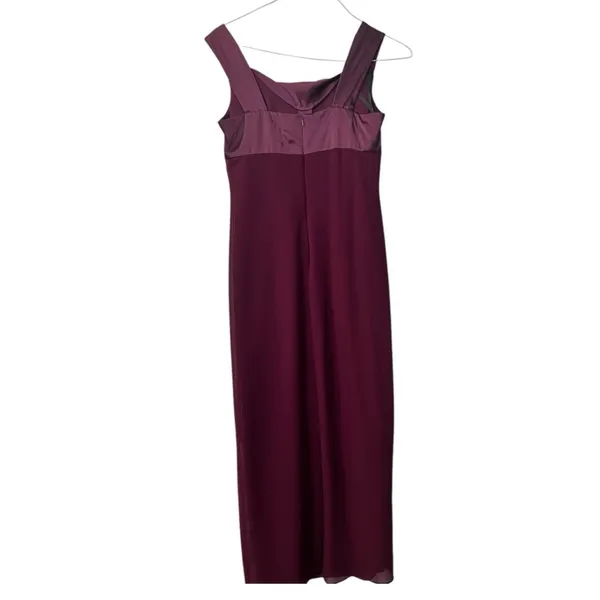 Patra two piece dress burgundy size 8 Vintage embroidery to jacket Maxi - Image 5