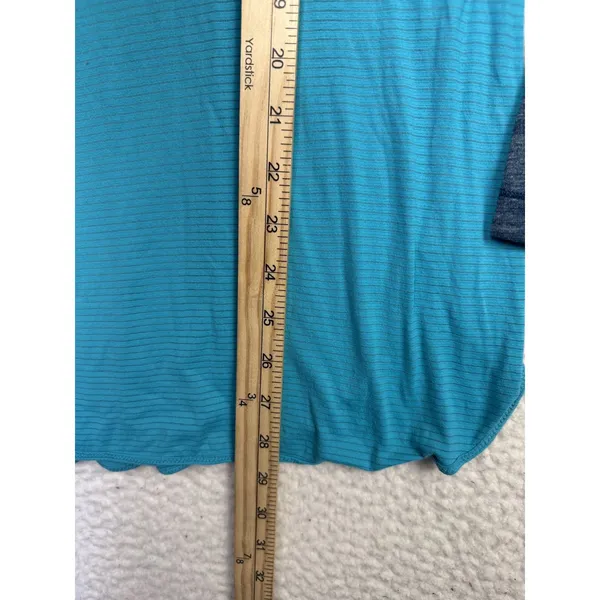 Lululemon Racerback Tank Top Womens Medium Blue Grey Swiftly Tech Run Yoga‎ Gym - Image 6
