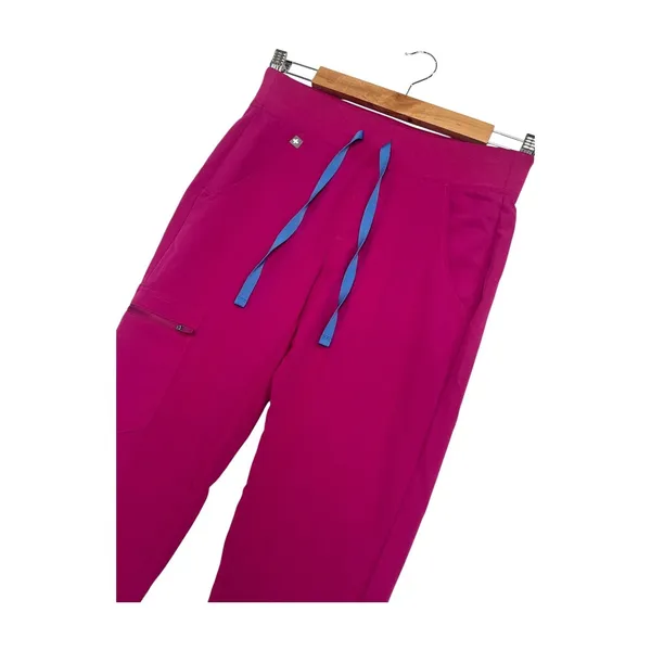 Figs Joggers Scrub Pants Women XX Small P Pink High Zamora Technical Utility - Image 5