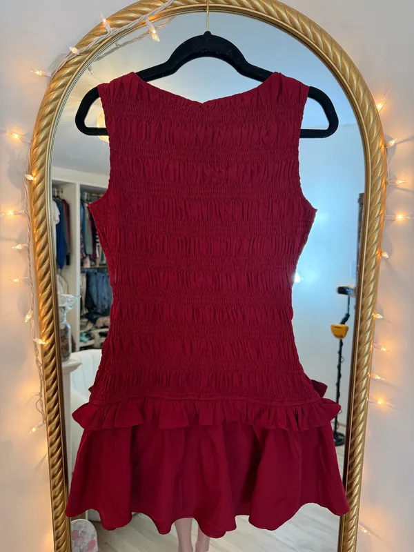 JJ's House NWT Maroon Drop Waist Dress - Image 4