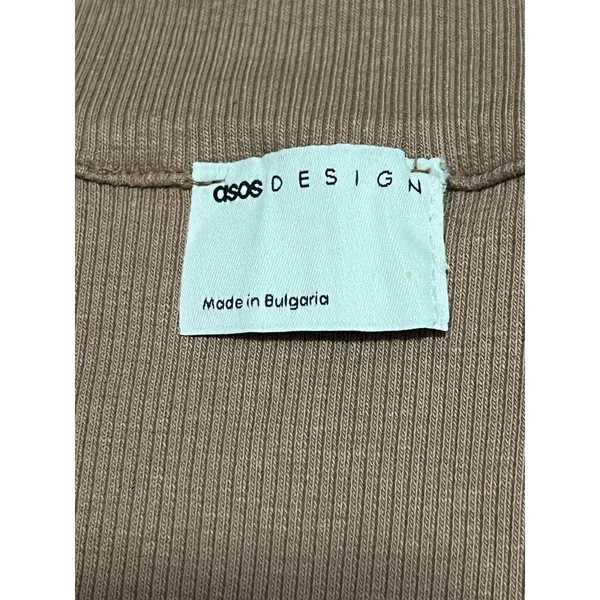 ASOS Design‎ Dusty Collared Sweatshirt Jumper Style Dress Size 20 Preppy Modern - Image 8