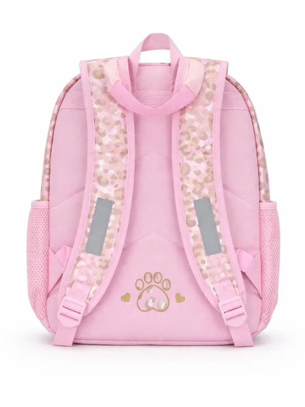 Wonder Nation Girl's 17" Leopard Cat Backpack & Lunch Box Set, Pink - Image 4