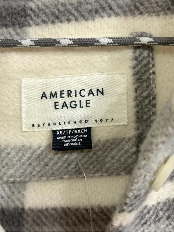 American Eagle flannel shirt shacket - Image 3