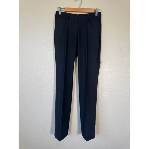 Jil Sander Black Wool Blend Dress Pants Trousers Womens 32 Preppy Corpcore Work - Image 9