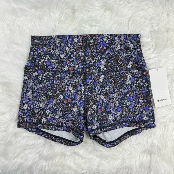 Lululemon Align High Rise Shorts 4" Flower Burst Multi Size 12 - Image 2