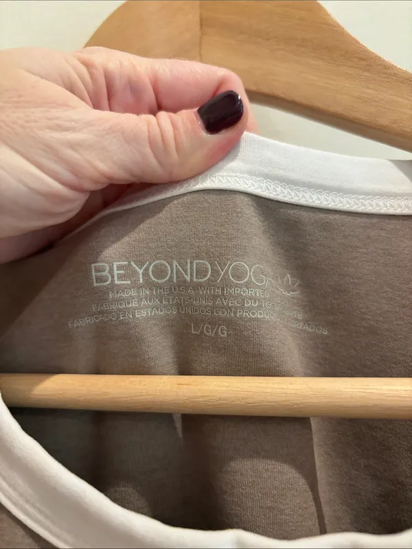 Beyond Yoga Dress Spacedye Outlines Athletic Tan Size Large - Image 5