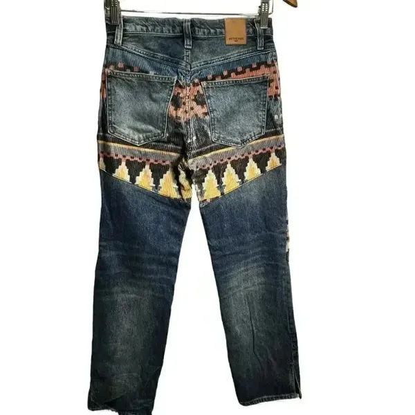 Free People We The Free Rocky‎ Mountain Straight Leg Jeans Women’s Size 24 - Image 3