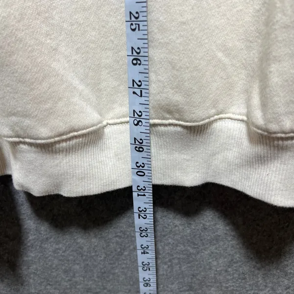 Aerie Halloween Sweatshirt Oversized Cream L Crewneck Graphic Pullover NWT - Image 3