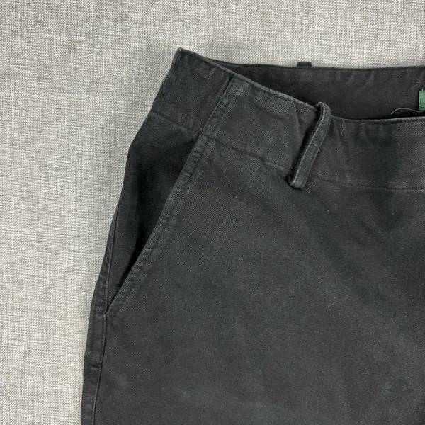 Lauren Ralph Lauren Pants Womens 4 Black‎ Chino Twill Flat Front Stretch Pockets - Image 3