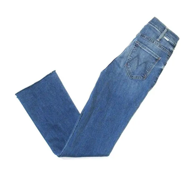 NWT Mother Hustler Ankle Fray in Healing Jar High Rise Boot Crop Stretch Jean 24 - Image 8