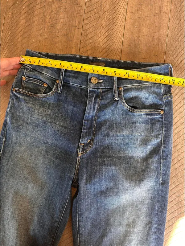 MOTHER Denim The High Waisted Looker Ankle Fray in Not Rough Enough Women’s size 26 - Image 10