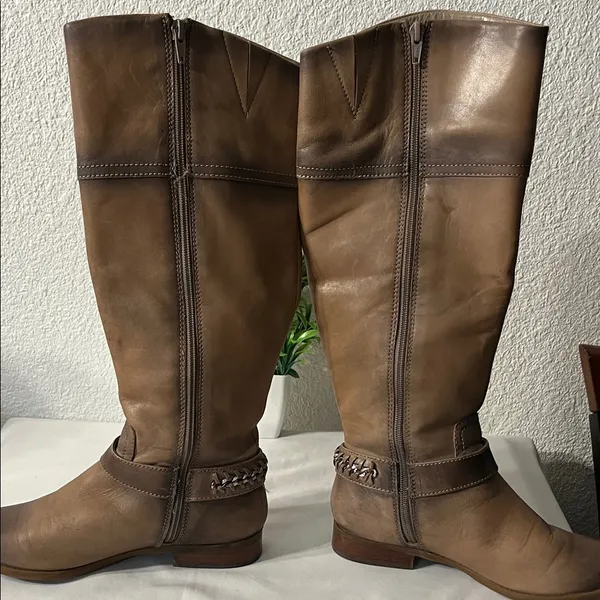 Alex Marie Tan Over the Knee Bootsus used good condition - Image 8