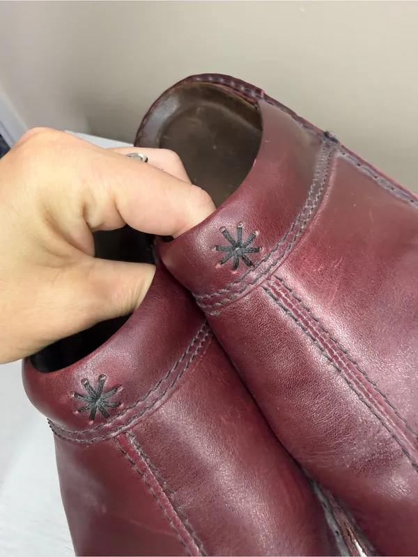 NAOT Red Leather Mules Women’s EU41 US 10-10.5 - Image 11