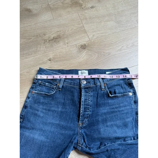 EUC Citizens of humanity premium vintage straight leg emerson crop jeans size 26 - Image 9